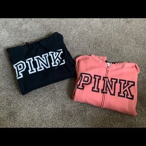 PINK hoodies